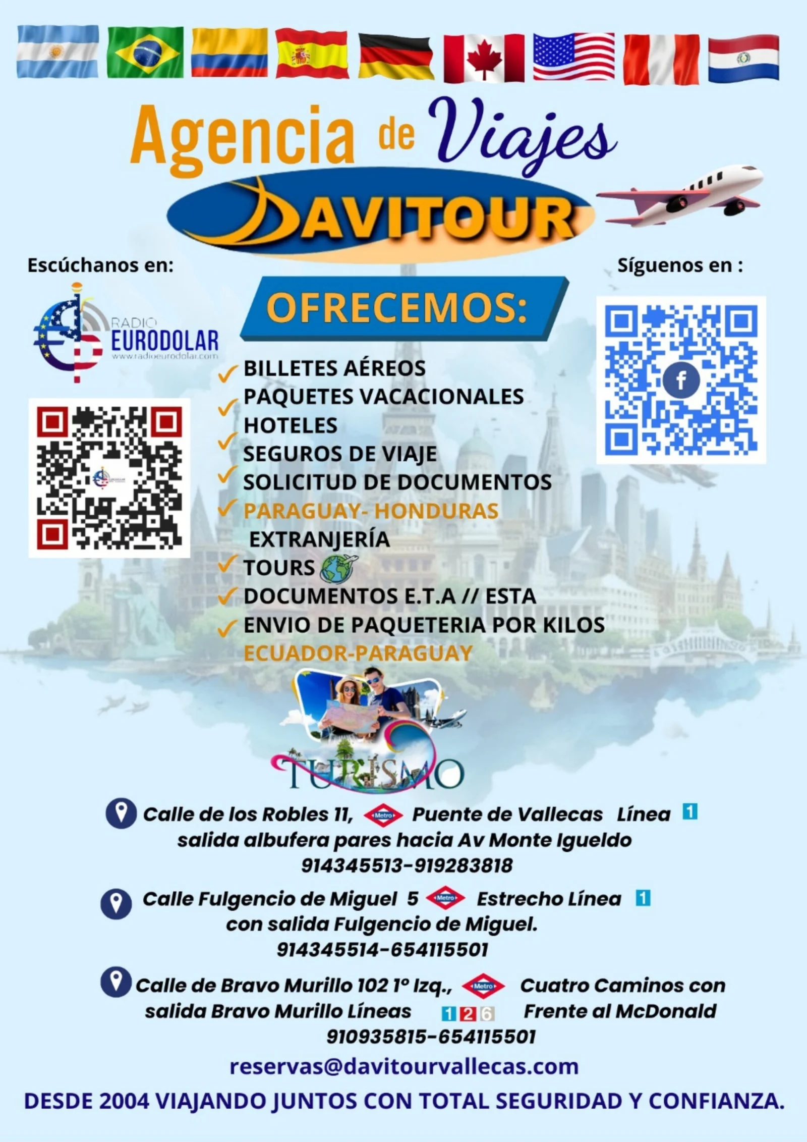 AGENCIA DE VIAJES DAVITOUR